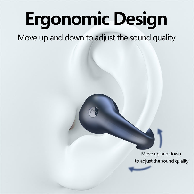 Wireless Bone Conduction Earbuds with Deep Bass