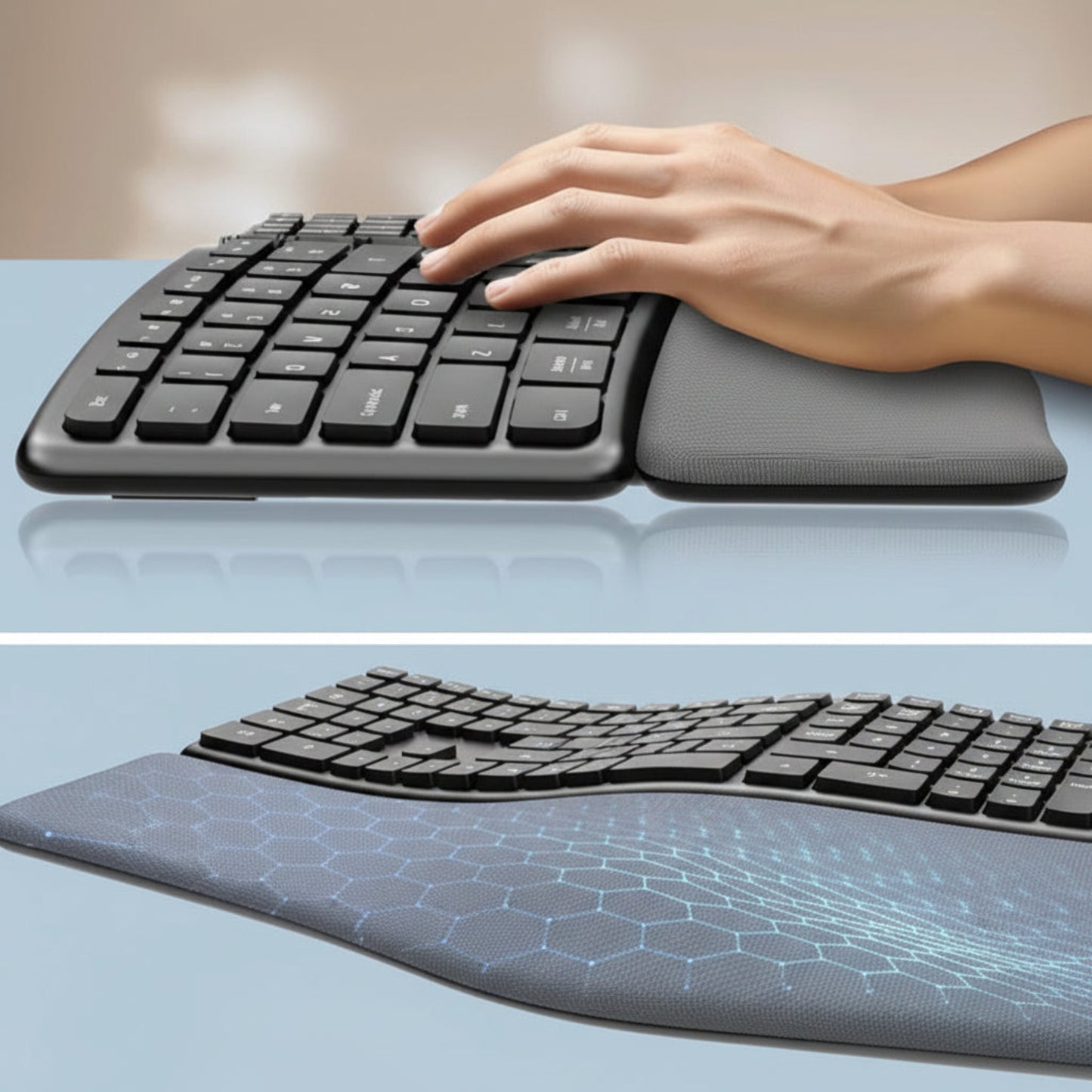 ErgoFlow: dual-mode wireless keyboard