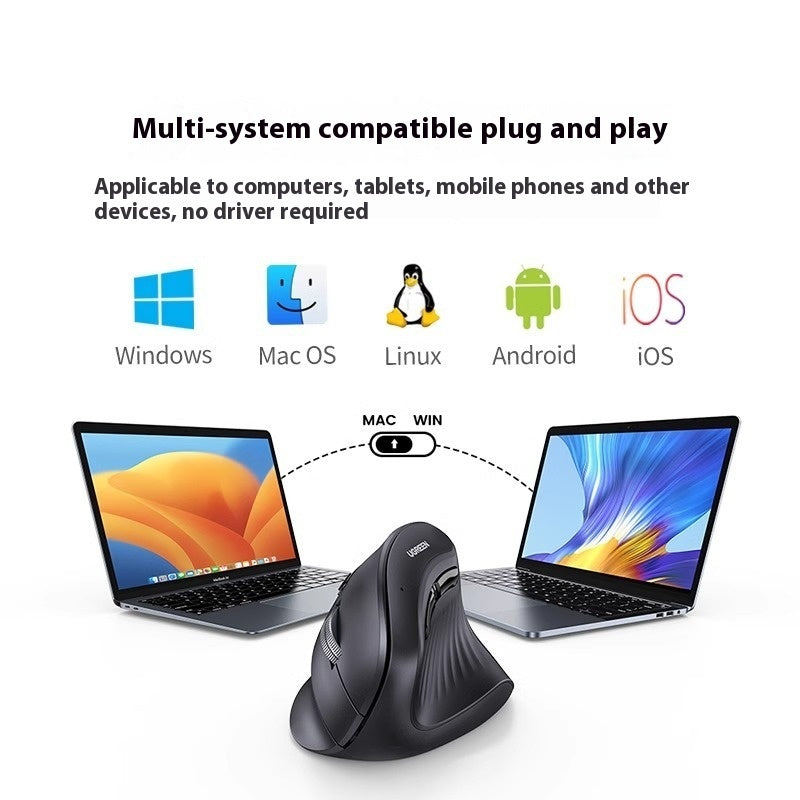 Ergonomic Vertical Mouse – Reduce Strain, Work in Comfort