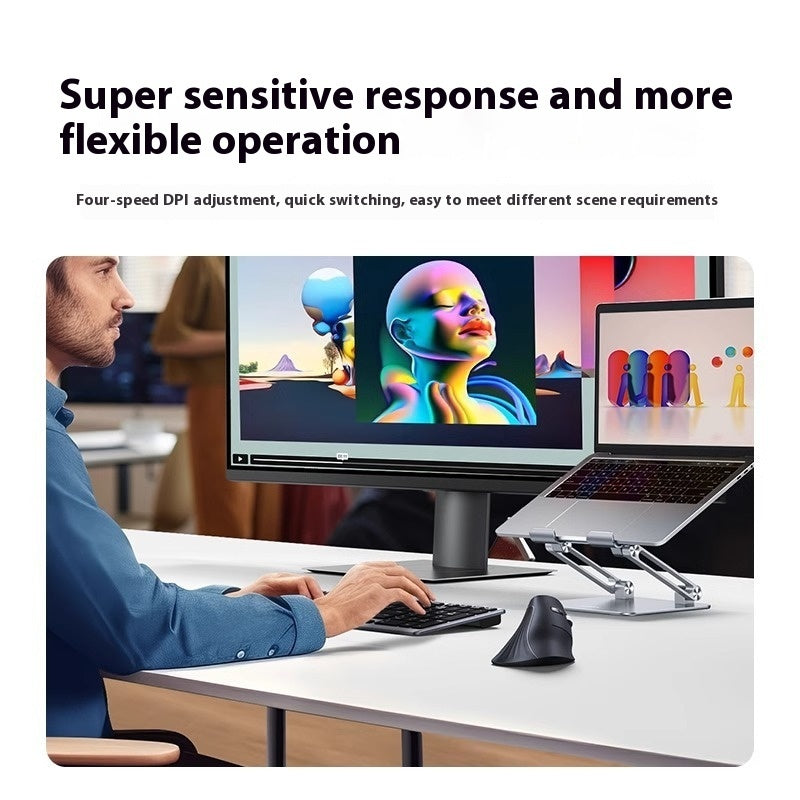 Ergonomic Vertical Mouse – Reduce Strain, Work in Comfort