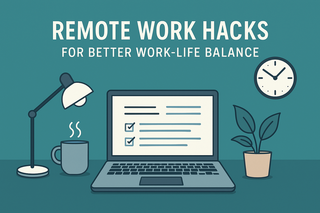 Remote Work Hacks for Better Work-Life Balance