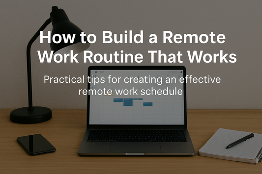 How to Build a Remote Work Routine That Works