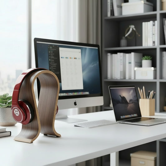 WoodWave Headphone Stand
