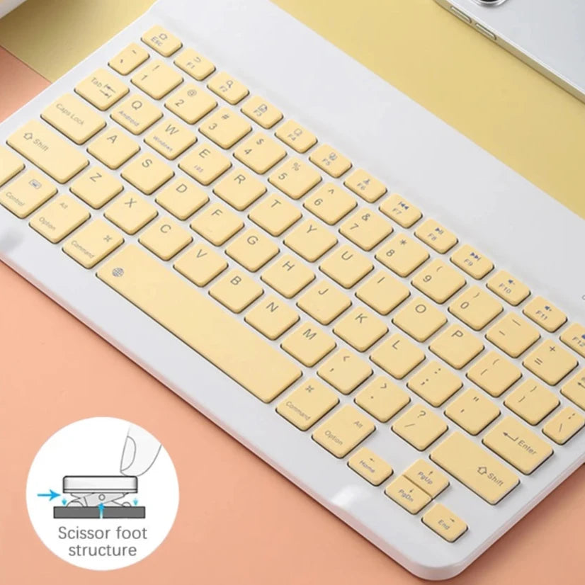 Compact Bluetooth Keyboard & Mouse - Works with All Your Devices!