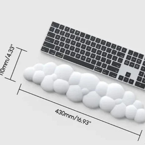 Cloud-Shaped Wrist Rest - Memory Foam Comfort for Keyboards