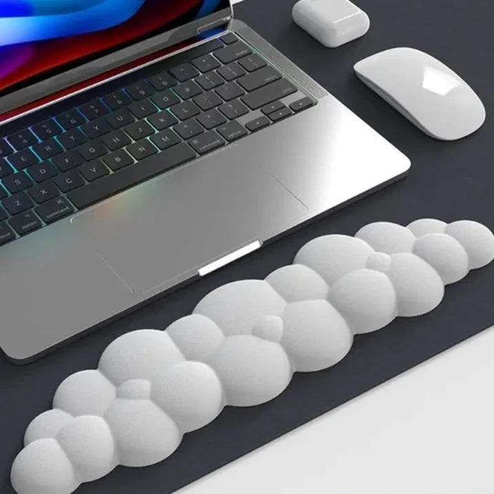 Cloud-Shaped Wrist Rest - Memory Foam Comfort for Keyboards