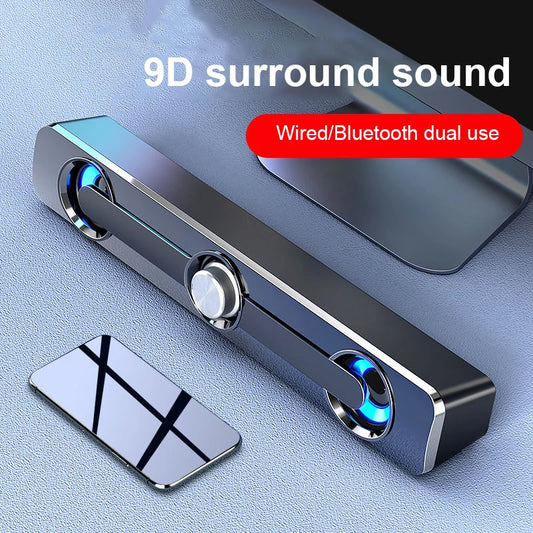 Sound Bar - Bluetooth & Wired Speaker for All Your Devices