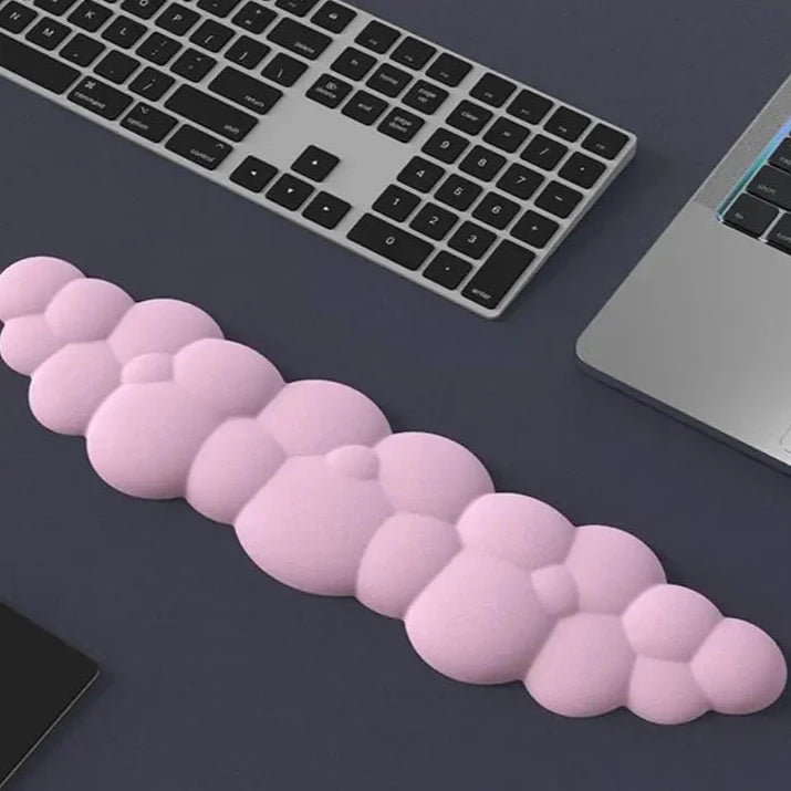 Cloud-Shaped Wrist Rest - Memory Foam Comfort for Keyboards